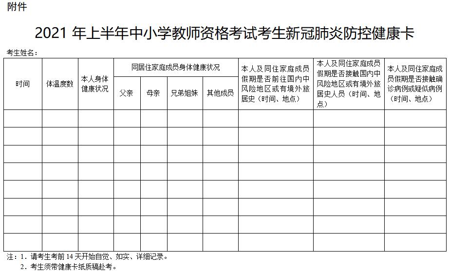 湖南省2021年上半年中小學(xué)教師資格考試報(bào)名、考試安排(圖2)